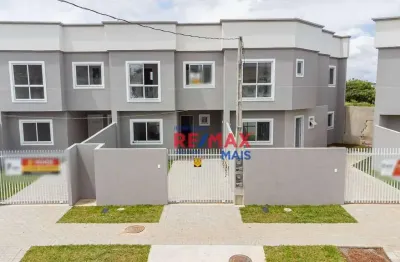 Sobrado com 3 quartos à venda, 102 m² por r$ 528.900 - uberaba - curitiba/pr