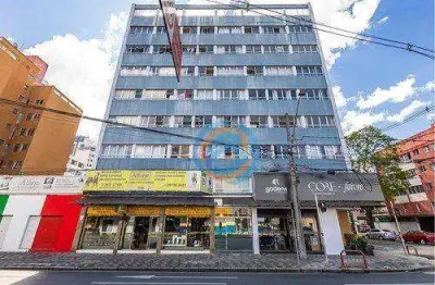 Apartamento com 1 dormitório para alugar, 27 m² no centro - curitiba/pr