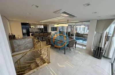 Apartamento com 3 dormitórios para alugar, 313 m² no  batel - curitiba/pr