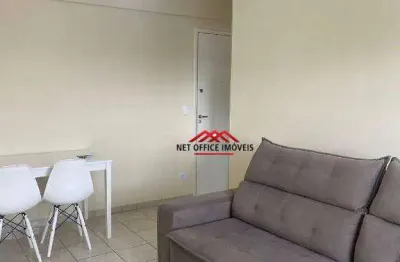 Apartamento com 1 dormitório para alugar, 48 m² por r$ 3.185,00/mês - jardim são dimas - são josé dos campos/sp