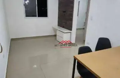 Apartamento com 2 dormitórios à venda, 45 m² por r$ 270.000,00 - vila iracema - são josé dos campos/sp