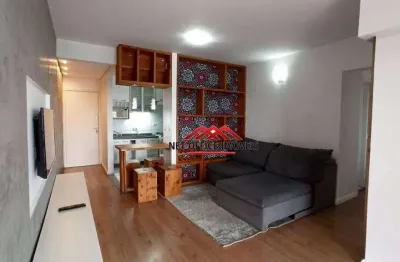 Apartamento para alugar, 65 m² por r$ 5.215,00/mês - jardim aquarius - são josé dos campos/sp