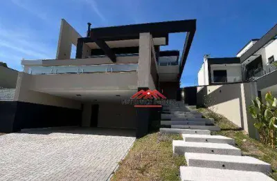Sobrado com 4 dormitórios para alugar, 450 m² por r$ 19.254/mês - condomínio residencial alphaville i - são josé dos campos/sp