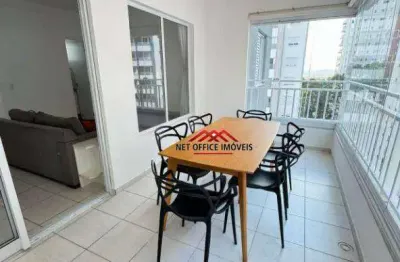 Apartamento com 2 dormitórios para alugar, 70 m² por r$ 4.560,00/mês - jardim aquarius - são josé dos campos/sp