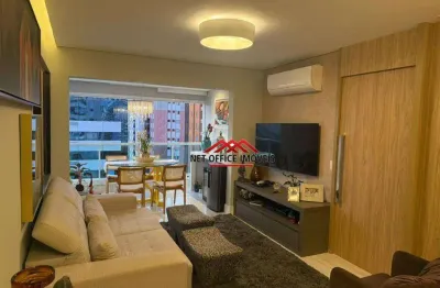 Apartamento com 2 dormitórios para alugar, 78 m² por r$ 6.170/mês - jardim aquarius - são josé dos campos/sp