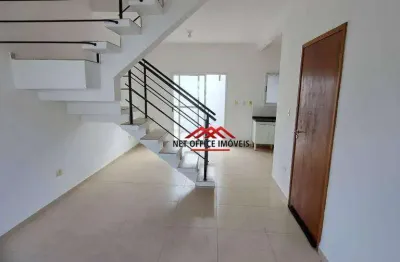 Sobrado com 2 dormitórios para alugar, 84 m² por r$ 3.035,00/mês - chácaras são josé - são josé dos campos/sp
