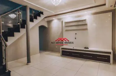 Sobrado com 4 dormitórios para alugar, 270 m² por r$ 4.555,00/mês - residencial união - são josé dos campos/sp