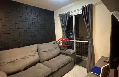 Apartamento com 2 dormitórios à venda, 52 m² por r$ 280.000 - jardim americano - são josé dos campos/sp