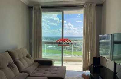 Apartamento com 1 dormitório para alugar, 56 m² por r$ 3.640/mês - jardim das colinas - são josé dos campos/sp