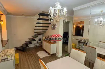 Apartamento Duplex cobertura Semi mobiliado em condominio completo