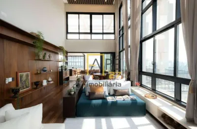 Vila olimpia - cobertura triplex de 750m 5 suites 8 vagas - mobiliado