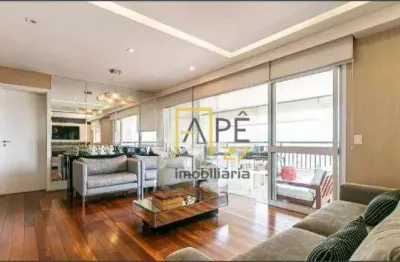 Tatuapé - apartamento de 178m 3 suites - 3 vagas - mobiliado
