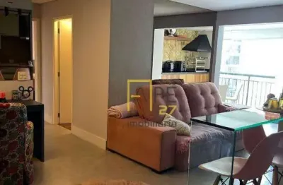 Apartamento mobiliado com 2 dormitórios, 69 m² - venda por r$ 730.000 ou aluguel por r$ 6.000/mês - jardim flor da montanha - guarulhos/sp