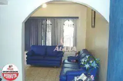 Aceita permuta -sobrado com 3 dormitórios à venda, por r$ 745.000 - jardim jamaica - santo andré/sp