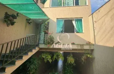 Sobrado à venda, 238 m² por r$ 890.000,00 - parque novo oratório - santo andré/sp