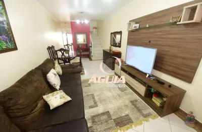 Sobrado com 4 dormitórios à venda, 136 m² por r$ 680.000,00 - vila pires - santo andré/sp