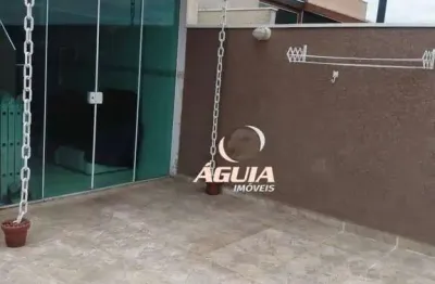 Cobertura com 2 dormitórios à venda, 38 m² + 38 m² por r$ 351.000 - vila suíça - santo andré/sp