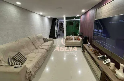 Sobrado com 3 dormitórios à venda, 250 m² por r$ 990.000,00 - vila dora - santo andré/sp
