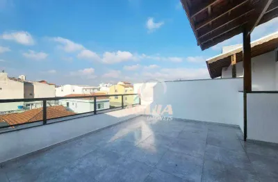 Sobrado com 3 dormitórios à venda, 150 m² por r$ 690.000,00 - jardim santo antônio - santo andré/sp