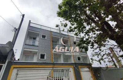 Cobertura com 3 dormitórios à venda, 70 m² por r$ 589.000,00 - vila pires - santo andré/sp