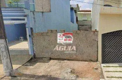 Terreno à venda, 125 m² por r$ 280.000,00 - jardim las vegas - santo andré/sp