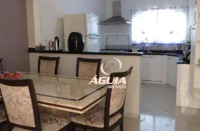 Sobrado com 3 dormitórios à venda, 203 m² por r$ 637.000,00 - vila alto de santo andré - santo andré/sp