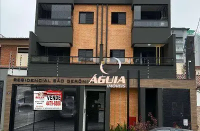 Cobertura nova à venda, 70 m² + 70 m² por r$ 869.000 - jardim bela vista - santo andré/sp
