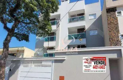 Cobertura com 2 dormitórios à venda, 63 m² + 63 m² por r$ 575.000 - vila humaitá - santo andré/sp