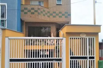 Sobrado com 03 dormitórios sendo 01 suíte à venda, 289 m² por r$ 690.000 - jardim do estádio - santo andré/sp