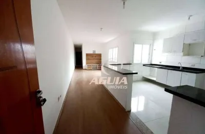 Cobertura com 3 dormitórios à venda, 90 m²+ 90 m²  por r$ 660.000 - santa maria - santo andré/sp