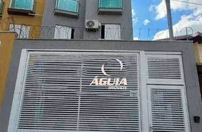 Cobertura com 2 dormitórios à venda, 54 m²+54 m² por r$ 510.000 - vila pires - santo andré/sp