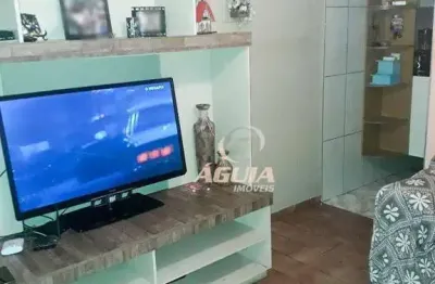 Casa com 2 dormitórios à venda, 150 m² por r$ 405.000,00 - jardim santo andré - santo andré/sp
