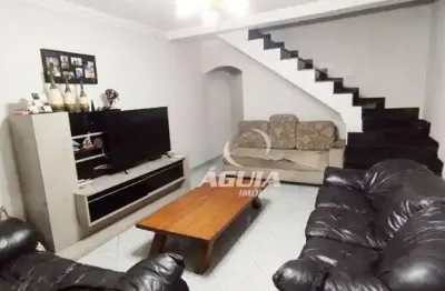 Sobrado à venda, 215 m² por r$ 590.000,00 - parque novo oratório - santo andré/sp