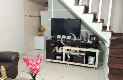 Sobrado com 3 dormitórios à venda, 160 m² por r$ 790.000,00 - vila curuçá - santo andré/sp