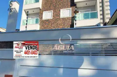 Cobertura com 2 dormitórios à venda, 50 m²+ 70 m²por r$ 630.000 - baeta neves - são bernardo do campo/sp