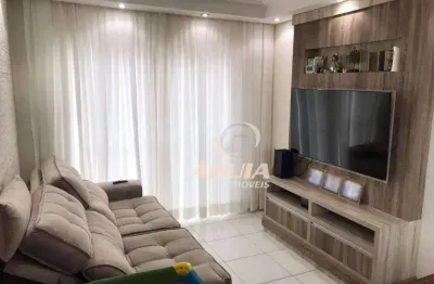 Cobertura com elevador, à venda, 69 m²+69 m² por r$ 480.000 - parque são vicente - mauá/sp