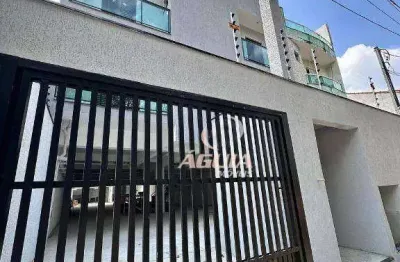 Cobertura com 2 dormitórios à venda, 50m²+ 50m²  por r$ 399.000 - vila humaitá - santo andré/sp
