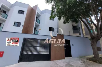 Cobertura com 2 dormitórios à venda, 50 m²+50m²  por r$ 410.000 - vila helena - santo andré/sp