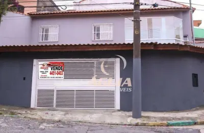 Sobrado com 2 dormitórios à venda, 83 m² por r$ 550.000,00 - vila cecília maria - santo andré/sp