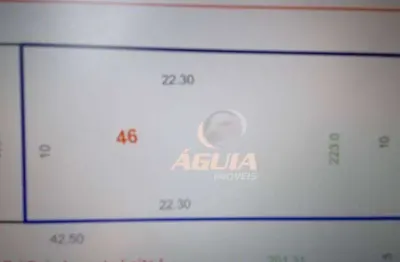 Terreno à venda, 223 m² por r$ 530.000,00 - parque das nações - santo andré/sp