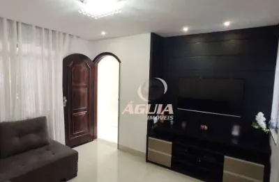 Sobrado com 3 dormitórios à venda, 200 m² por r$ 860.000,00 - parque erasmo assunção - santo andré/sp
