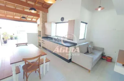 Cobertura à venda, 50 m² por r$ 620.000,00 - parque jaçatuba - santo andré/sp