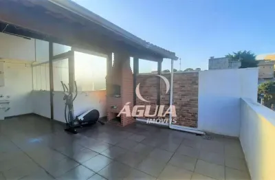Cobertura com 02 dormitórios à venda, 49 m² + 49 m² por r$ 330.000 - vila junqueira - santo andré/sp