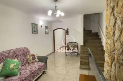 Sobrado à venda, 160 m² por r$ 640.000,00 - santa maria - santo andré/sp