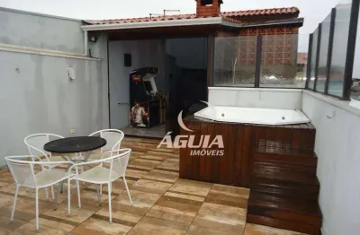 Cobertura à venda, 55 m² por r$ 480.000,00 - parque novo oratório - santo andré/sp