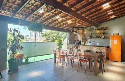 Cobertura com 3 dormitórios à venda, 150 m² por r$ 650.000,00 - utinga - santo andré/sp