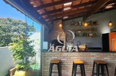 Cobertura com 3 dormitórios à venda, 150 m² por r$ 650.000,00 - utinga - santo andré/sp