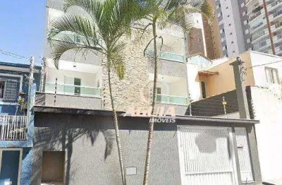 Cobertura com 3 dormitórios à venda, 73 m² + 73 m² de r$ 850.000 por r$740.000- campestre - santo andré/sp