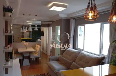 Cobertura com 2 dormitórios à venda, 50 m² por r$ 490.000,00 - jardim santo antônio - santo andré/sp