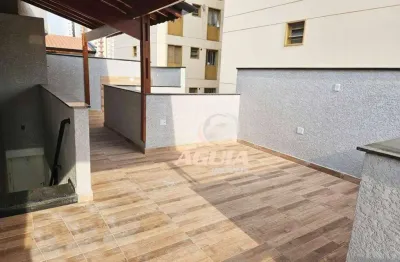 Cobertura com 2 dormitórios à venda, 45 m² por r$ 649.000,00 - vila bastos - santo andré/sp